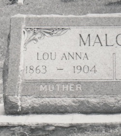 Headstone of Lou Ann Stratton