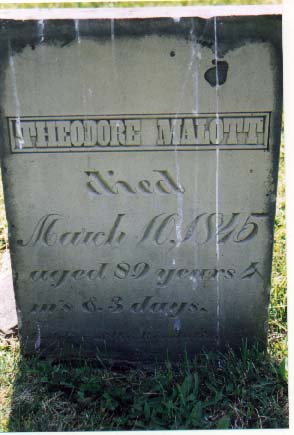 Headstone of Theodore "Dory" Malott